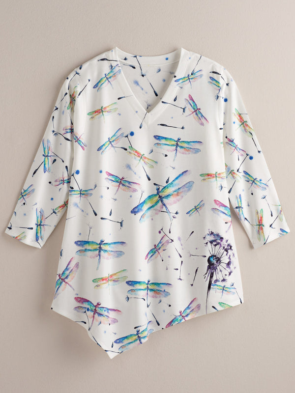 Dragonfly French Terry Top FINAL SALE (No Returns)