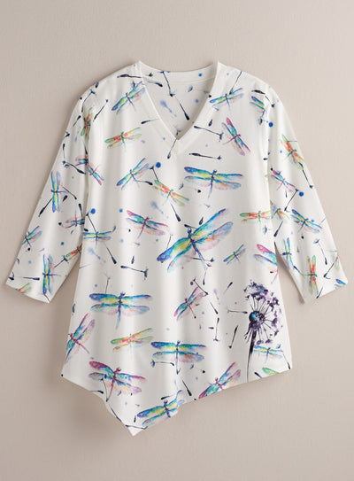 Dragonfly French Terry Top FINAL SALE (No Returns)