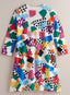 Color Play Rib-knit Dress