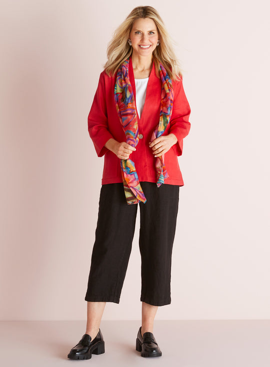 Easy Linen Capri Outfit