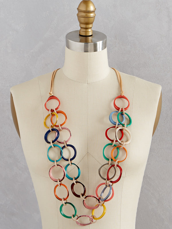 Tropical Punch Tagua Necklace