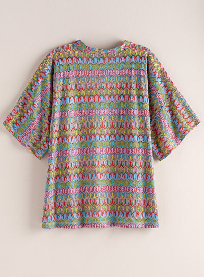 Rainbow Crochet Topper