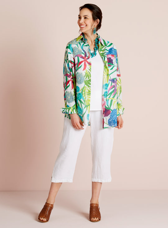 Hydrangea Blouse Outfit