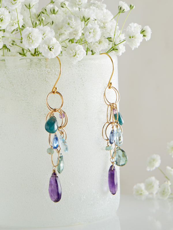 Waterfall Gemstone Earrings
