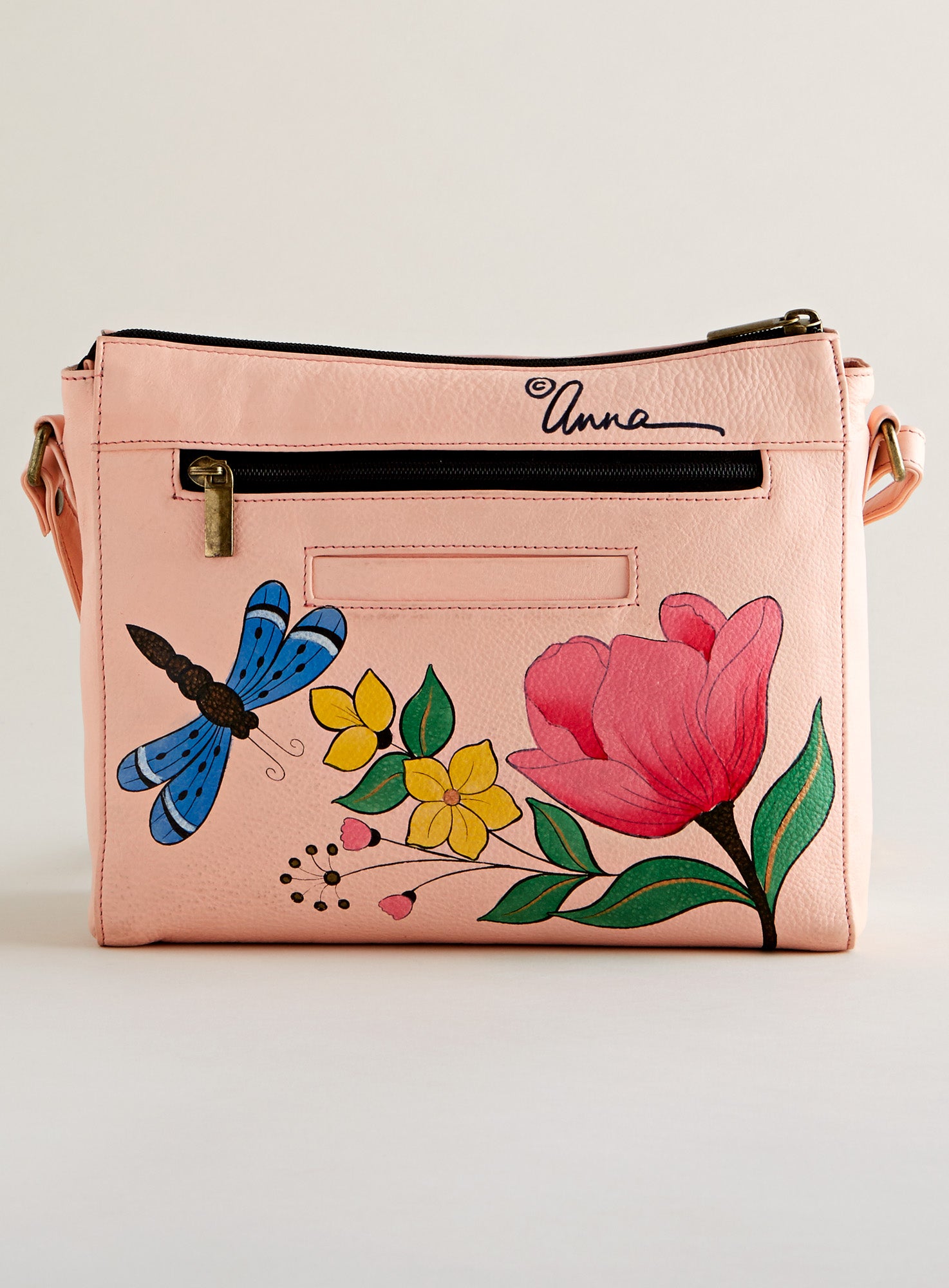 Petalura Butterfly Garden Hand-Painted Wallet Bag