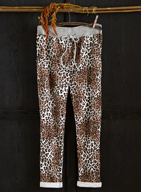 Favorite Fit Leopard Print Pants FINAL SALE (No Returns)