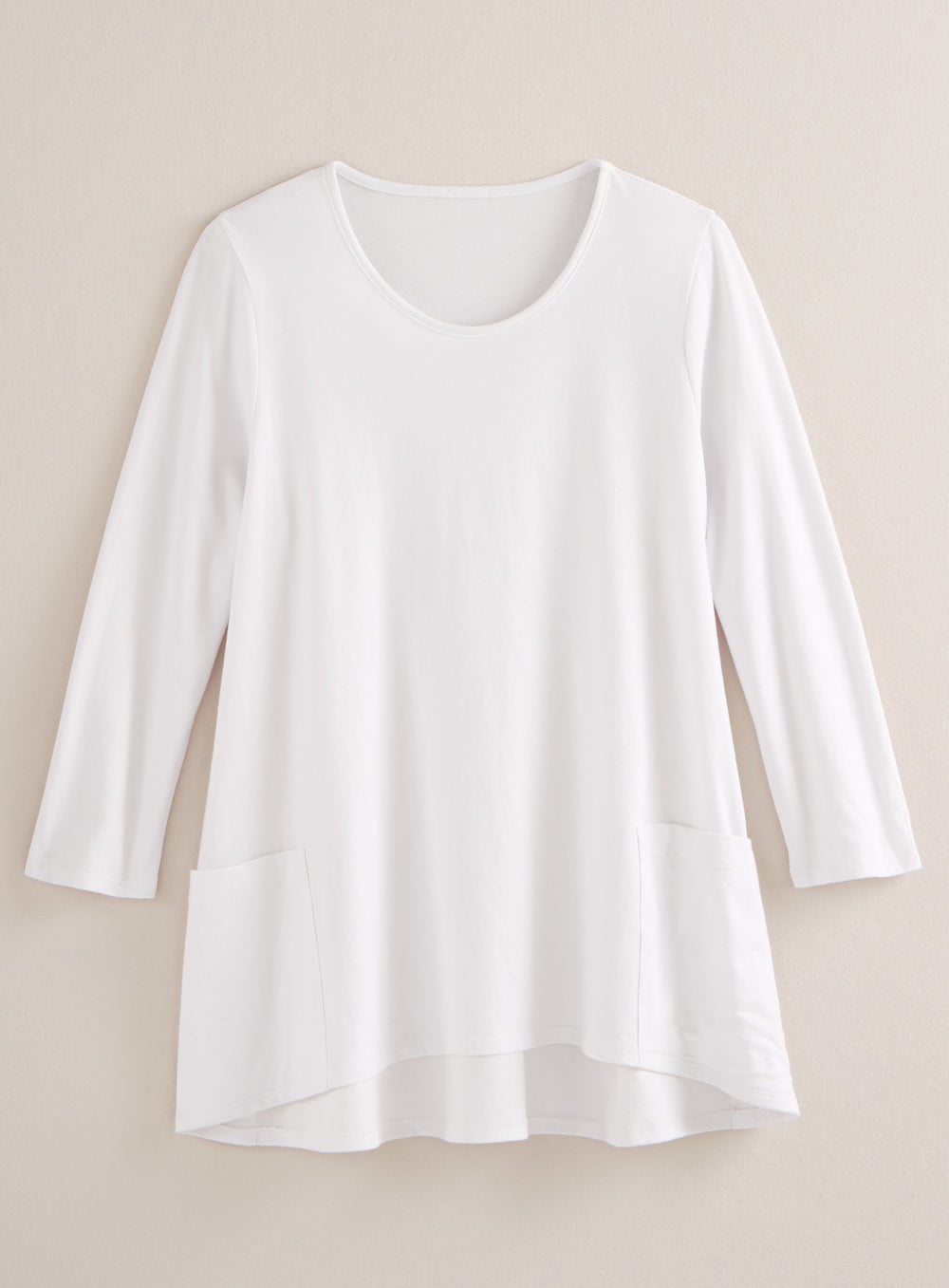 Beyond Basic Trapeze Top - 3/4 Sleeve FINAL SALE (No Returns)