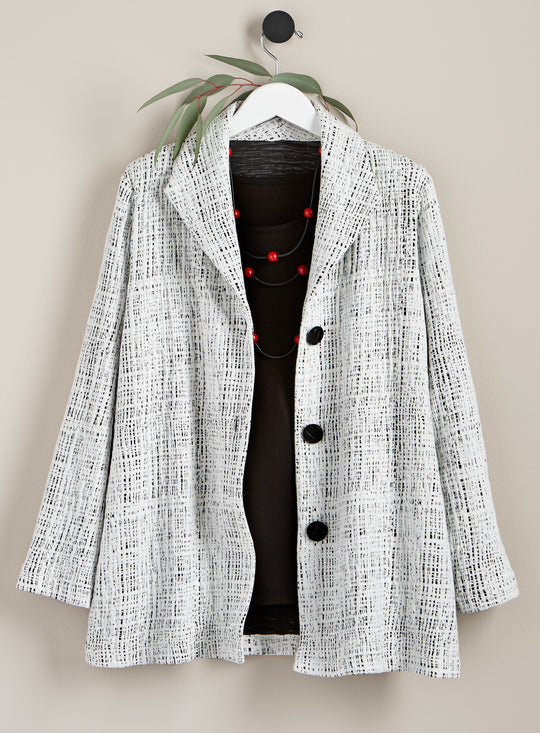 Pucker Weave Jacquard Jacket FINAL SALE (No Returns)